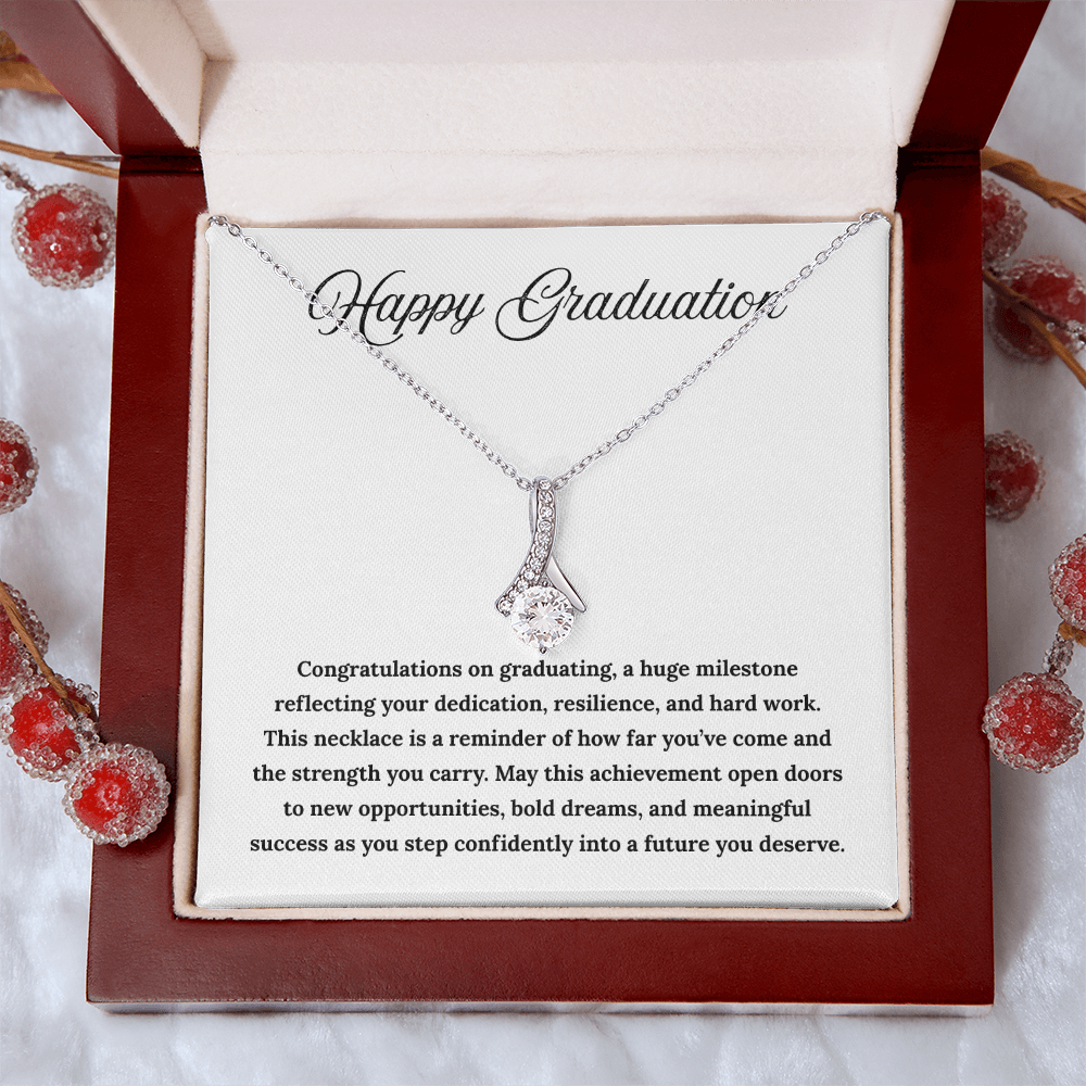 Happy Graduation (Congratulations on Graduating) Alluring Beauty Necklace