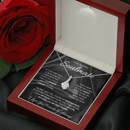 To My Beautiful Soulmate (If I Had One Wish) Alluring Beauty Necklace