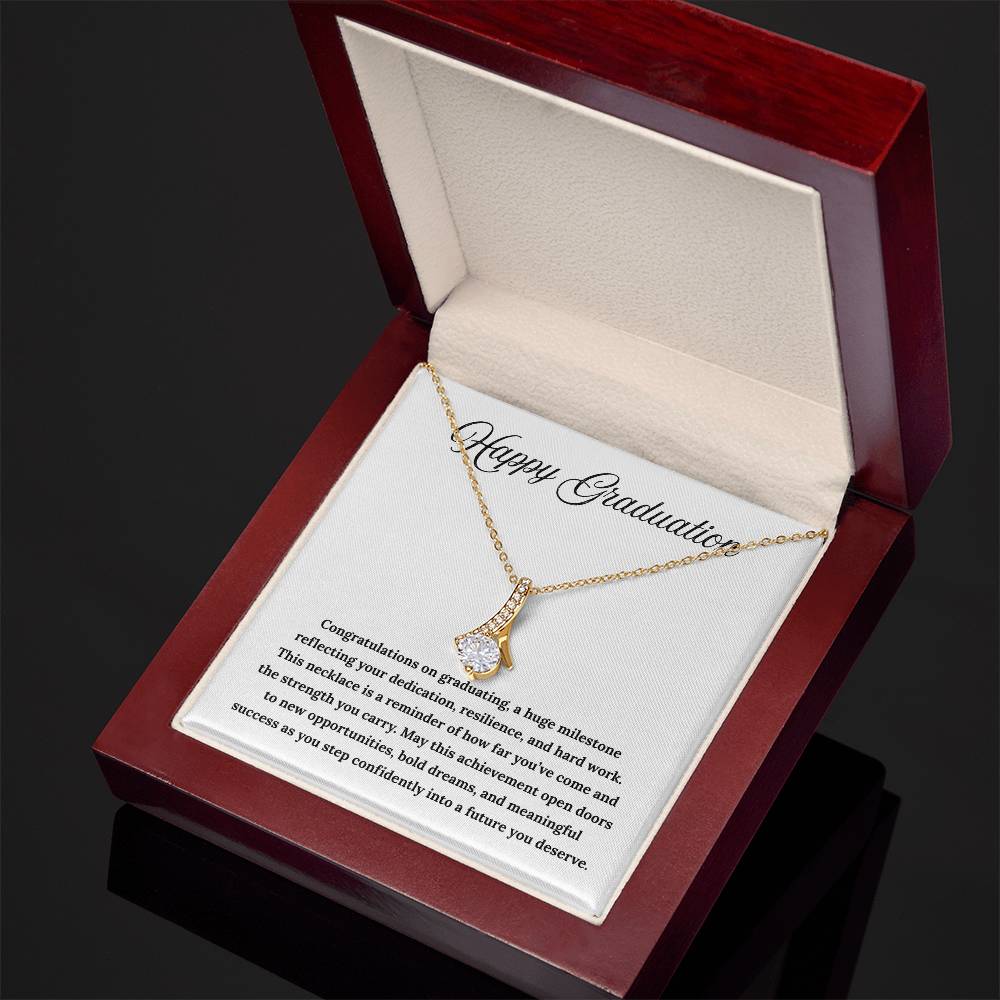 Happy Graduation (Congratulations on Graduating) Alluring Beauty Necklace