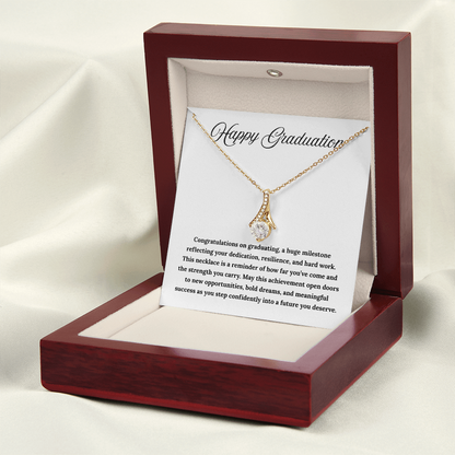 Happy Graduation (Congratulations on Graduating) Alluring Beauty Necklace