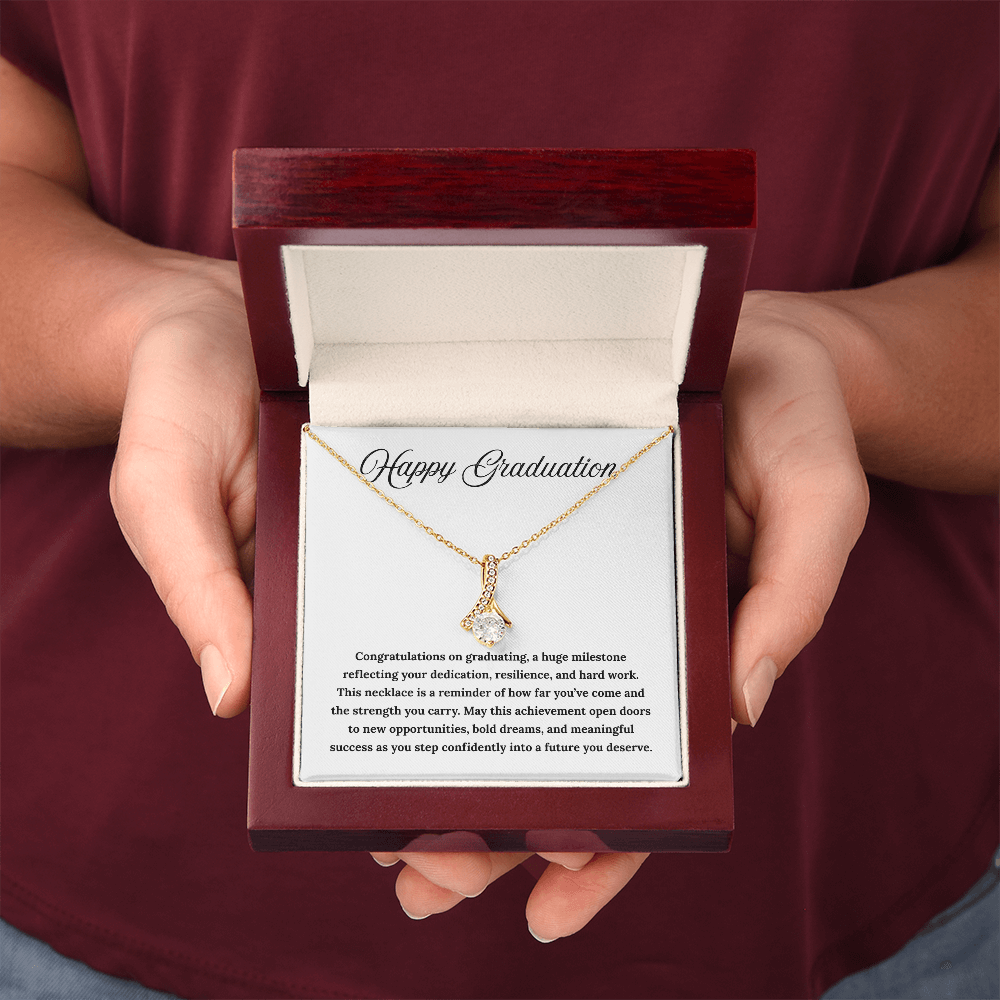 Happy Graduation (Congratulations on Graduating) Alluring Beauty Necklace