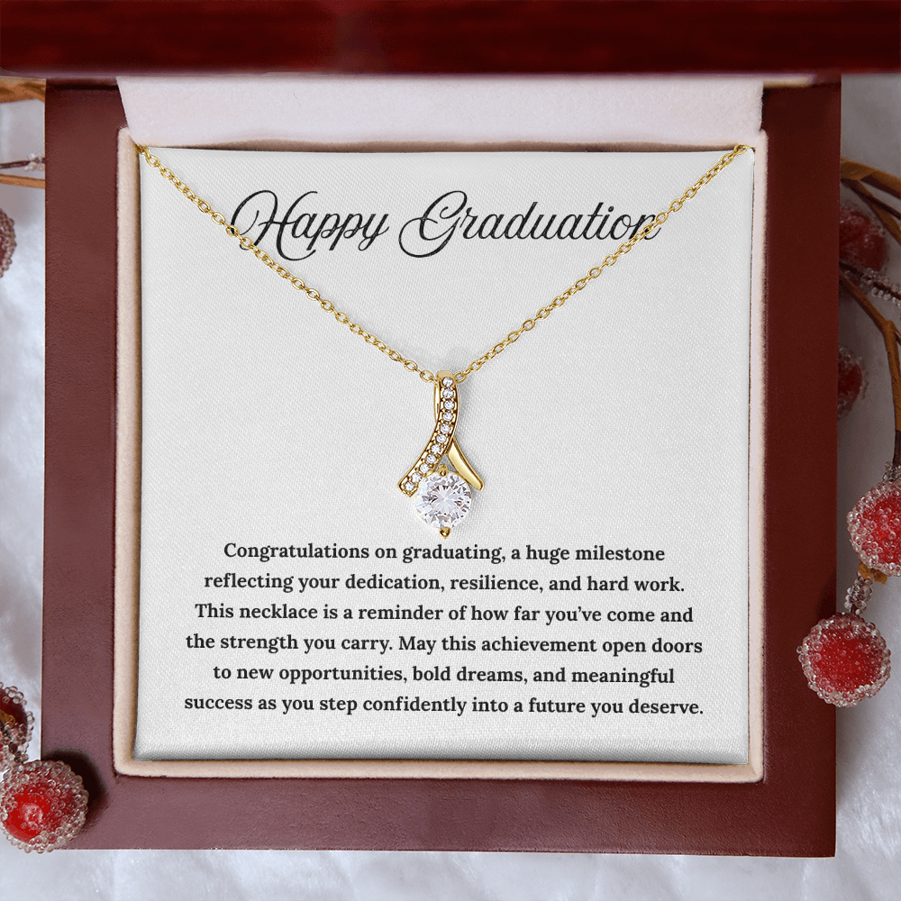 Happy Graduation (Congratulations on Graduating) Alluring Beauty Necklace