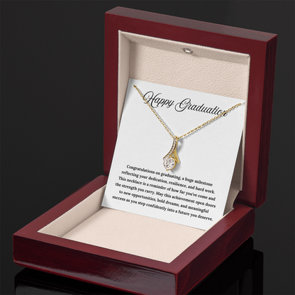 Happy Graduation (Congratulations on Graduating) Alluring Beauty Necklace