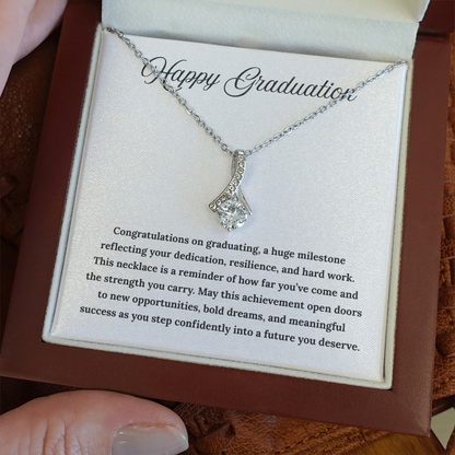 Happy Graduation (Congratulations on Graduating) Alluring Beauty Necklace