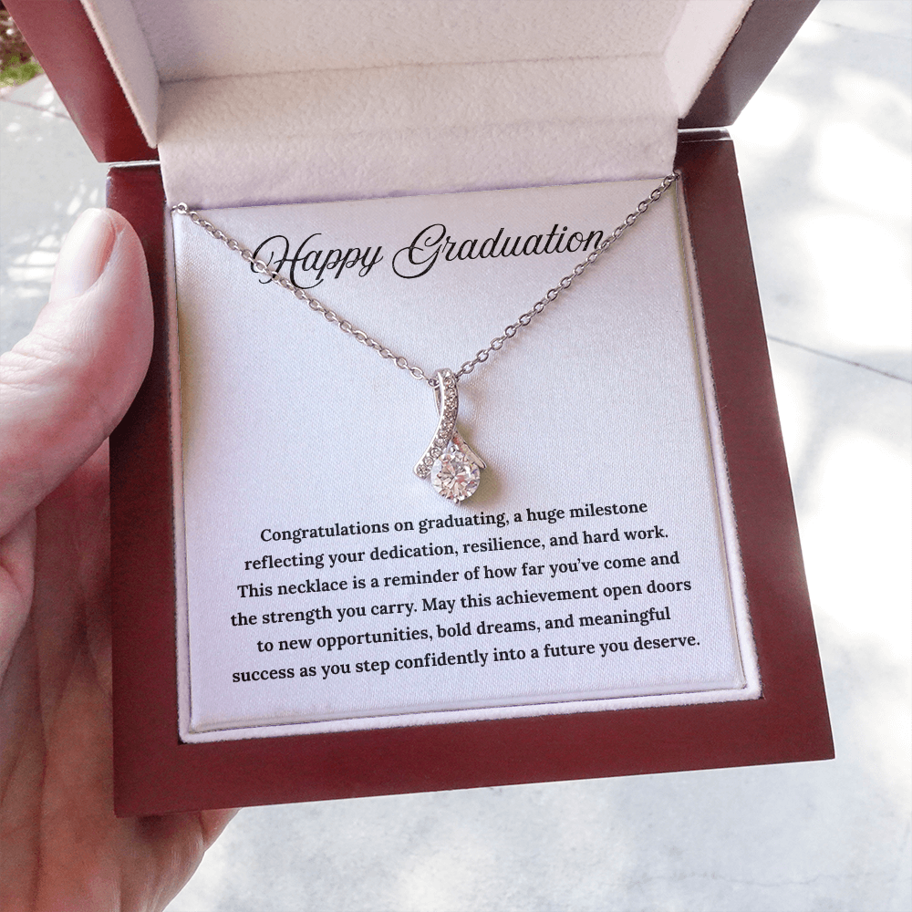 Happy Graduation (Congratulations on Graduating) Alluring Beauty Necklace
